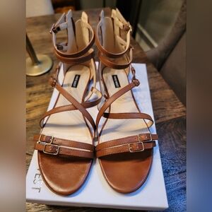 Nine West med brown lornas sandals